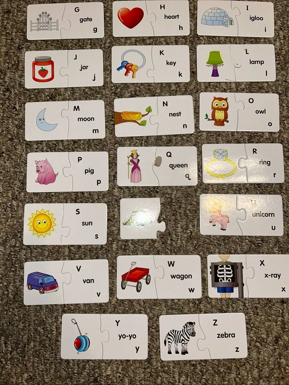 ABC’s 26 Self-Correcting Puzzle Sets, 2017, *Almost Complete*
